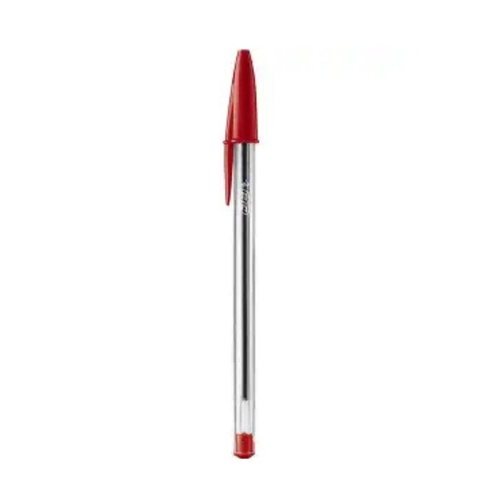 836fbc6f31e604aaacb4b105907748d8-1.jpg Caneta Esferográfica 1.O Bic Vermelha - Imagem 1