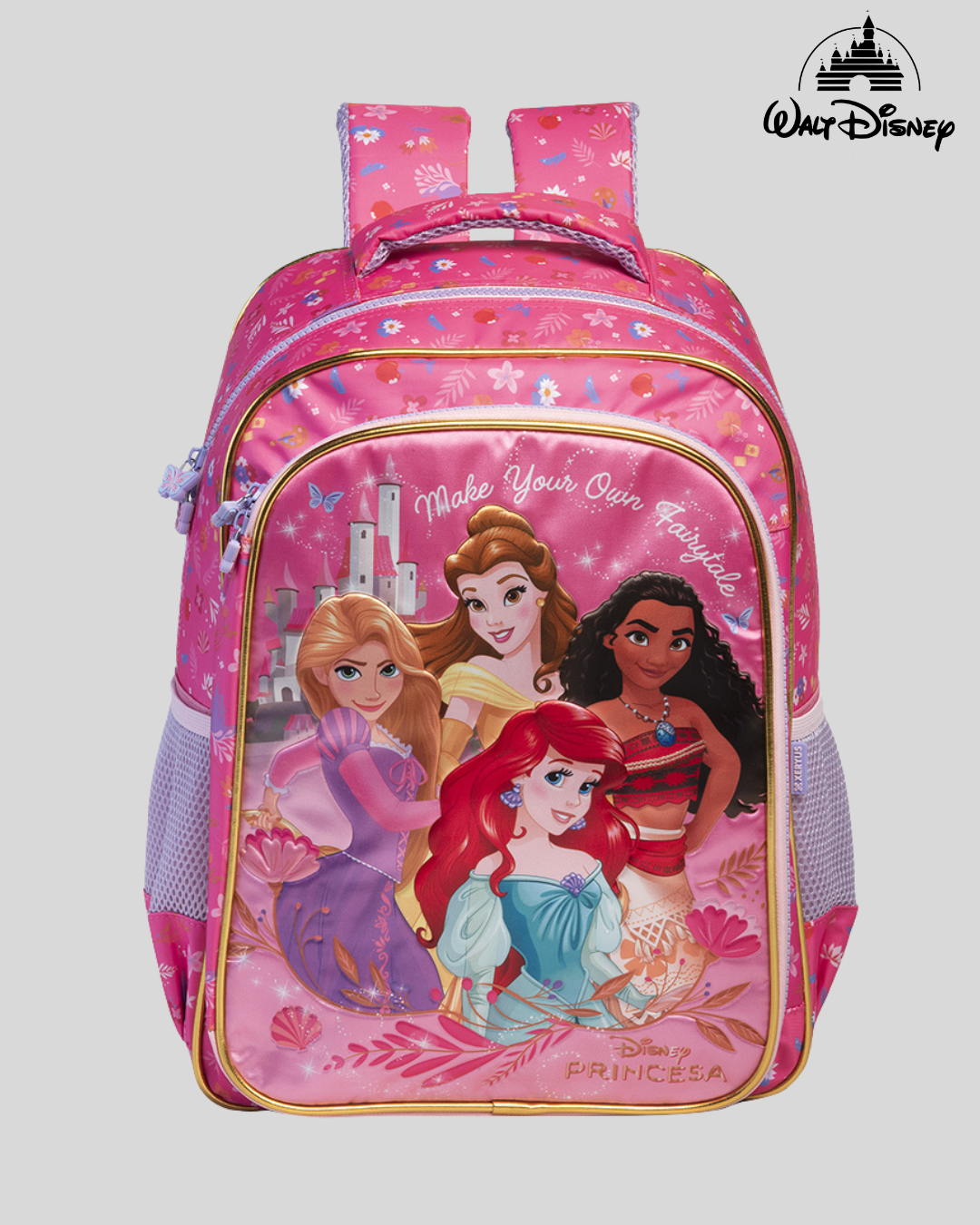 1 Mochila Juvenil Princesas - Imagem 1