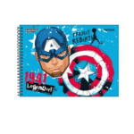 Caderno de Cartogafia Capitão América